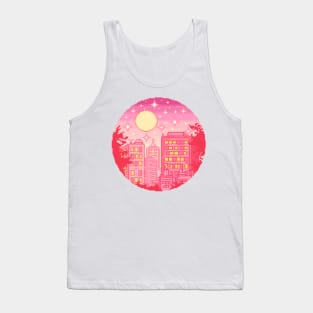 Cityscape Pixel Art Tank Top